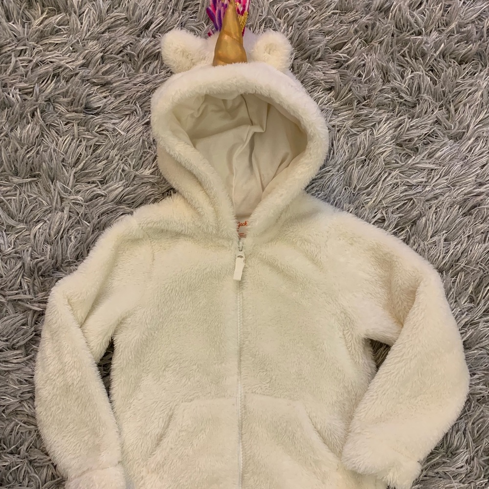 Girls Unicorn Fleece Jacket 5T Cat&Jack